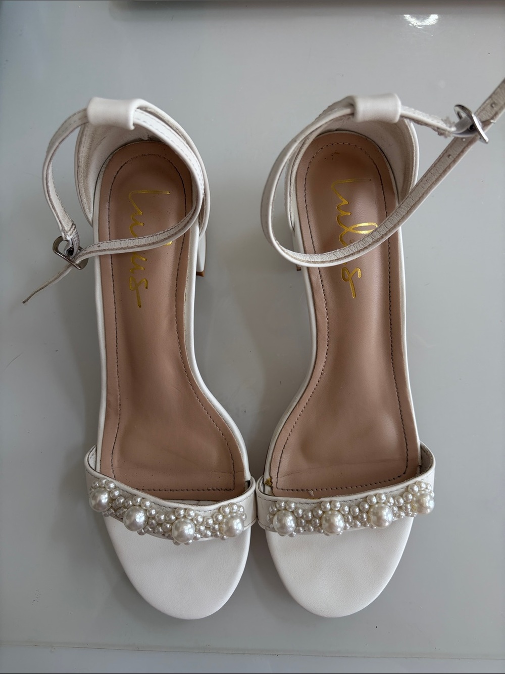 Lulu’s wedding / bridal heels - worn once